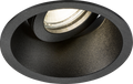 Knightsbridge MLA DIB1TRB Dipa Single Tilt Round Anti-Glare Downlight Black