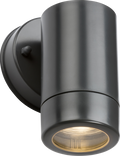 Knightsbridge MLA EA1A EAMON - 230V IP54 GU10 Polycarbonate Single Wall light - Anthracite
