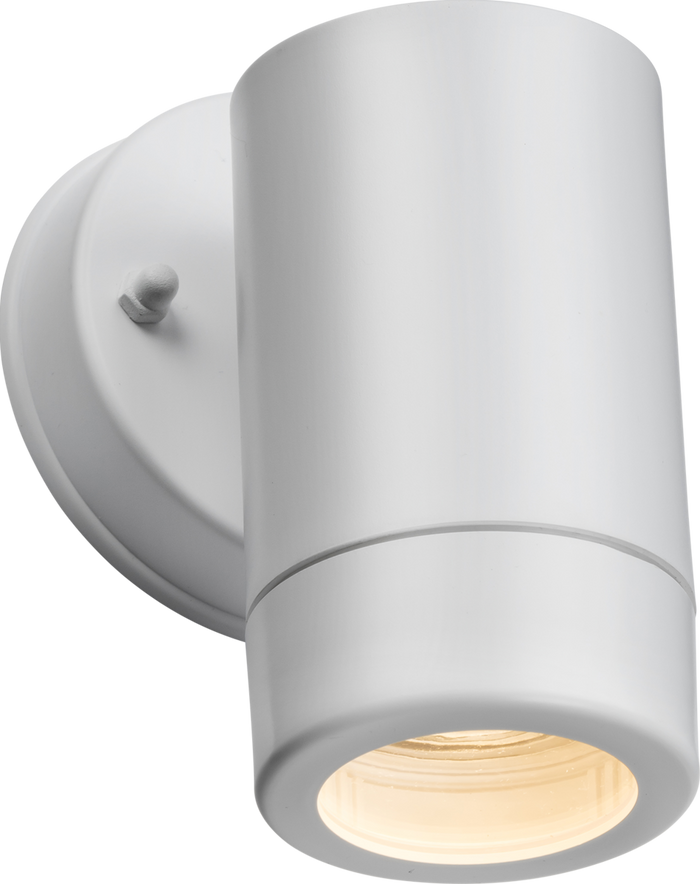 Knightsbridge MLA EA1W EAMON - 230V IP54 GU10 Polycarbonate Single Wall light - White