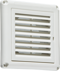 Knightsbridge MLA EX009W 100mm/4 inch Extractor Fan Grille with Fly Screen - White