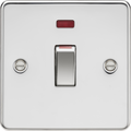 Knightsbridge MLA FP81MNPC 45A 1G DP Switch with neon - polished chrome