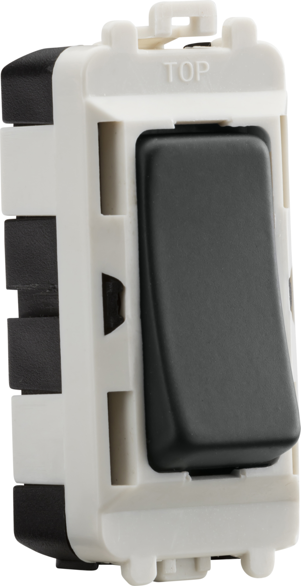 Knightsbridge MLA GDM001AT 20AX 2 way SP grid module - anthracite