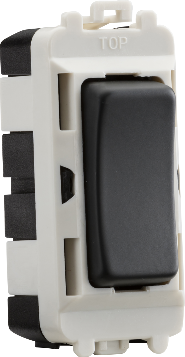 Knightsbridge MLA GDM004AT 20AX 2 way SP module (centre off) - anthracite