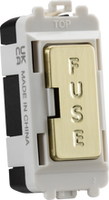 Knightsbridge MLA GDM011BB 13A fused module - brushed brass