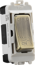 Knightsbridge MLA GDM020AB 10A Fan Isolator Module - antique brass
