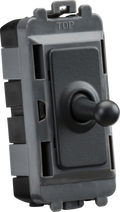 Knightsbridge MLA GDM05TOGAT 20AX Intermediate Grid Toggle Switch - anthracite