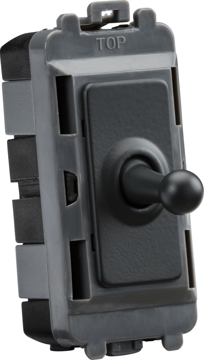 Knightsbridge MLA GDM05TOGAT 20AX Intermediate Grid Toggle Switch - anthracite
