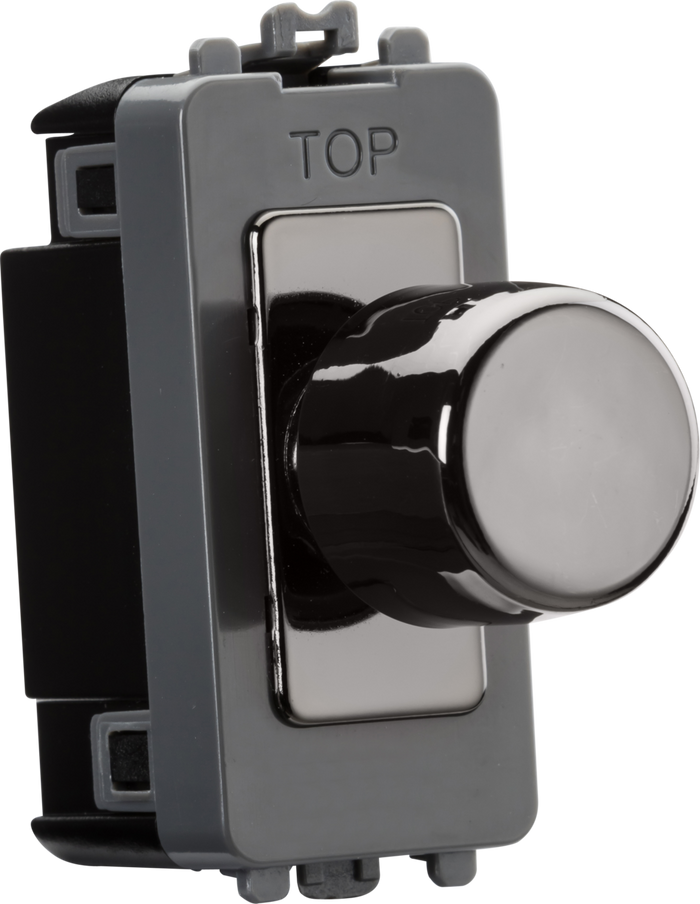 Knightsbridge MLA GDM150IBN 1G 2-way 10-150W (5-100W LED) intelligent dimmer - black nickel