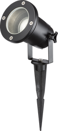 Knightsbridge MLA GUSPBK 230V IP65 GU10 Ground Spike - Black