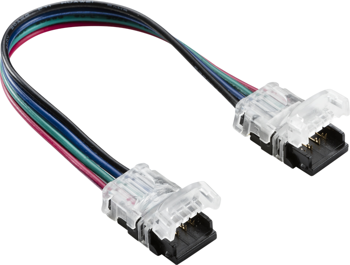 Knightsbridge MLA LFCON4FX 12V / 24V LED Flex Strip to Strip 150mm Connector - RGB / CCT