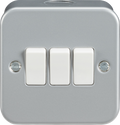 Knightsbridge MLA M4000 Metal Clad 10AX 3G 2 Way Switch