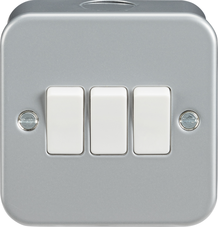 Knightsbridge MLA M4000 Metal Clad 10AX 3G 2 Way Switch