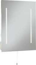 Knightsbridge MLA MLRCTM2 230V IP44 10W 500 x 390mm LED Mirror with Dual Shaver Socket