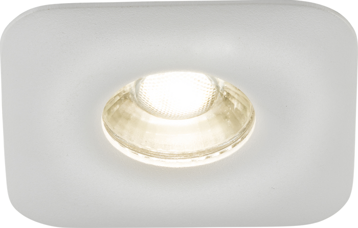 Knightsbridge MLA ODA1FSW Odina Single Fixed Square Downlight White