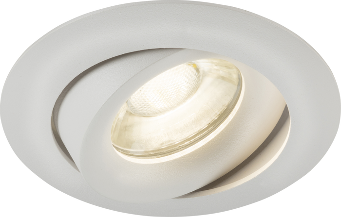 Knightsbridge MLA ODA1TRW Odina Single Tilt Round Downlight White