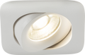 Knightsbridge MLA ODA1TSW Odina Single Tilt Square Downlight White