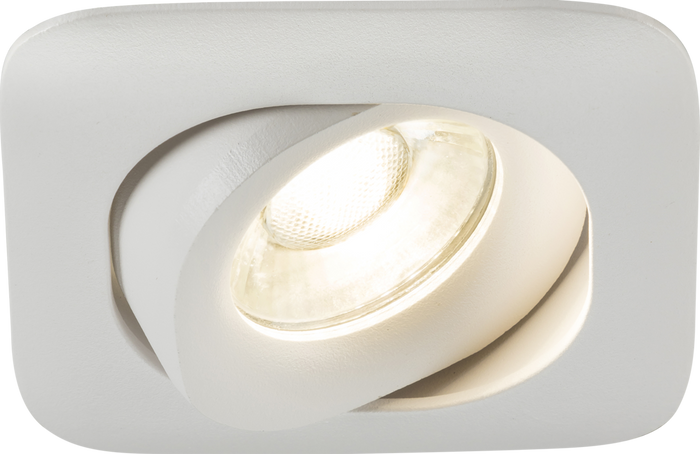 Knightsbridge MLA ODA1TSW Odina Single Tilt Square Downlight White