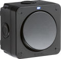 Knightsbridge MLA OP2 IP66 20AX 1G SP 2-way switch - Black