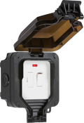 Knightsbridge MLA OP63N IP66 13A switched fused spur unit with neon