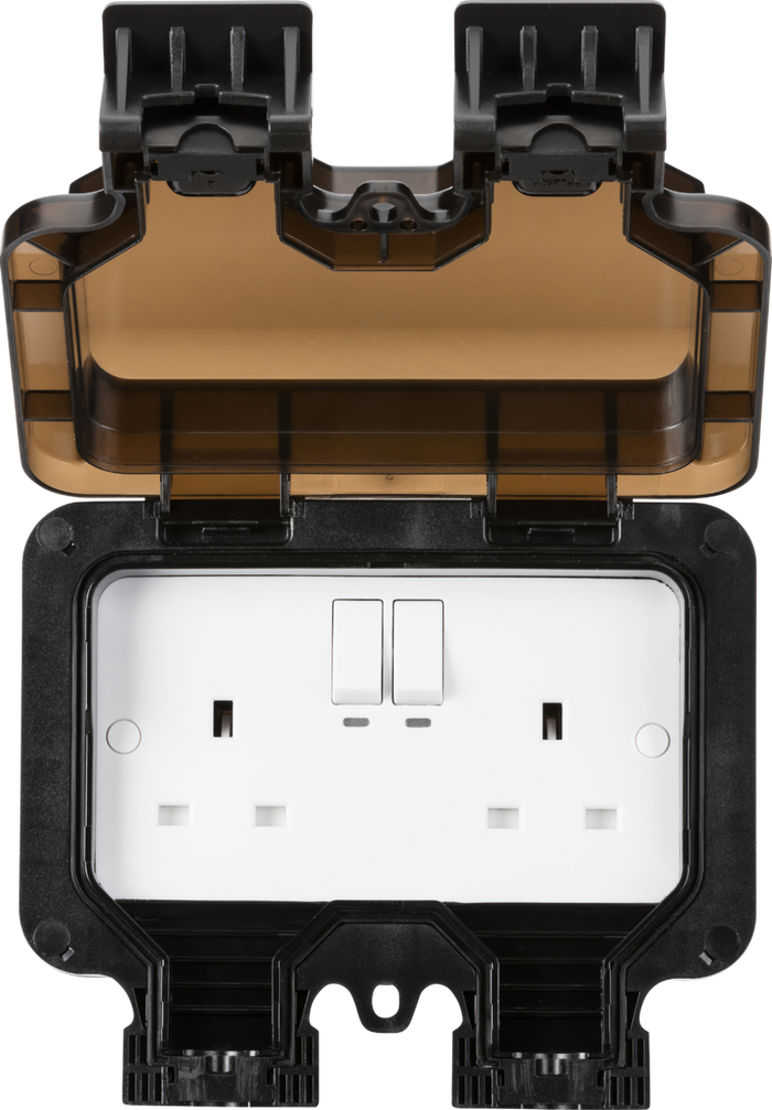 Knightsbridge MLA OP9KW Smart IP66 13A 2G Outdoor Socket