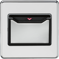 Knightsbridge MLA Screwless SFCARDPC 32A 1G Key Card Switch - polished chrome