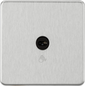 Knightsbridge MLA Screwless SFTS1BC 230V 1G 1-way Touchless Switch - Brushed Chrome