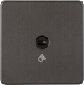 Knightsbridge MLA Screwless SFTS1SB 230V 1G 1-way Touchless Switch - Smoked Bronze