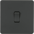 Knightsbridge MLA SF1200AT Screwless 10AX Intermediate Switch - Anthracite