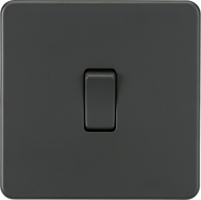 Knightsbridge MLA SF1200AT Screwless 10AX Intermediate Switch - Anthracite
