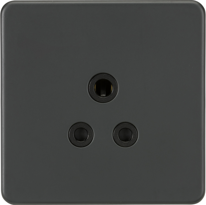 Knightsbridge MLA SF5AAT Screwless 5A Unswitched Socket - Anthracite