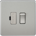 Knightsbridge MLA SF6300BC Screwless 13A Switched Fused Spur Unit - Brushed Chrome