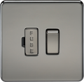 Knightsbridge MLA SF6300BN Screwless 13A Switched Fused Spur Unit - Black Nickel