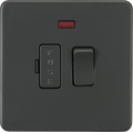 Knightsbridge MLA SF6300NAT Screwless 13A Switched Fused Spur Unit with Neon - Anthracite