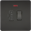 Knightsbridge MLA SF6300NMBB Screwless 13A Switched Fused Spur Unit with Neon - Matt Black