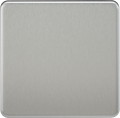 Knightsbridge MLA SF8350BC Screwless 1G Blanking Plate - Brushed Chrome