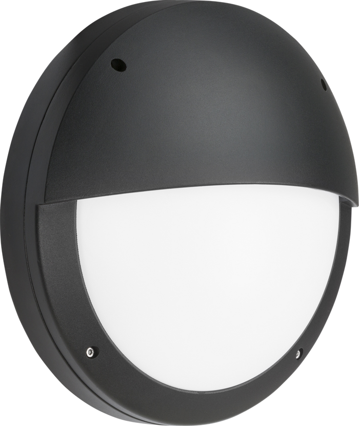 Knightsbridge MLA SHE2B 230V IP65 18W LED Eyelid Bulkhead CCT Black