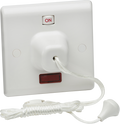 Knightsbridge MLA SN8310N 45A DP Pull Cord Switch with Neon  and mechanical On/Off