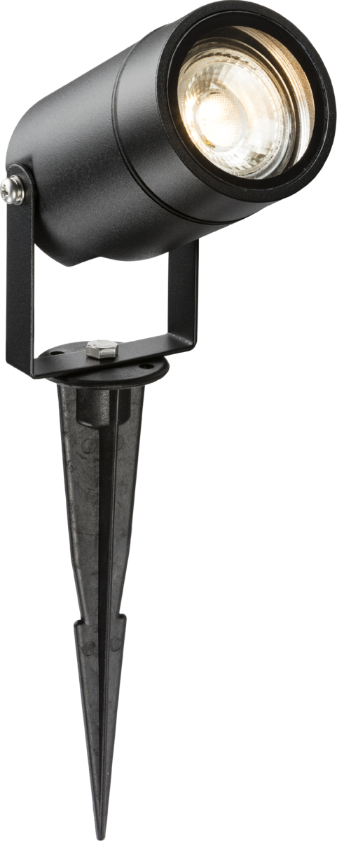 Knightsbridge MLA SPIKEGUBK 230V IP65 (Waterproof) GU10 Spike Light Black