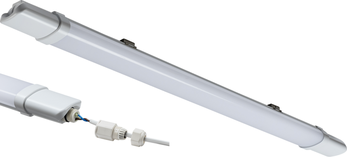 Knightsbridge MLA TORE5K18 TorlanECO Fast Fix 230V IP65 2FT 720mm 18W LED Batten - 5700K