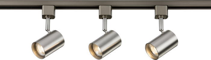 Knightsbridge MLA TRKIT8ABC TRKSP8 1 Metre Tracklight Kit - Brushed Chrome