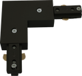 Knightsbridge MLA TRKRA1BK 230V Track L Right Angle Connector - Black