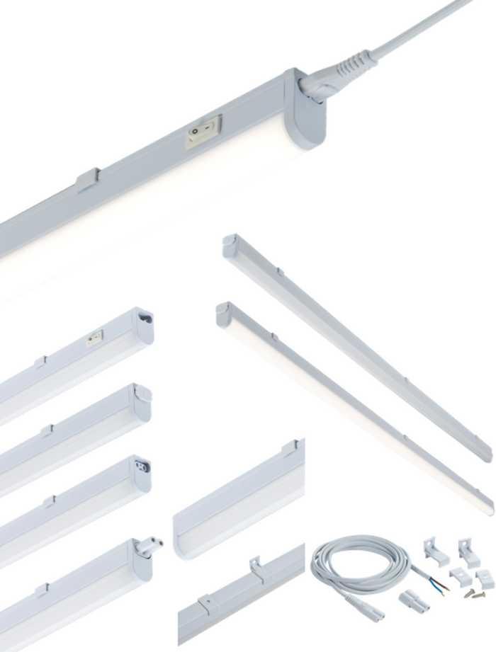 Knightsbridge MLA UCLED7WW 230V 7W LED Linkable Striplight 3000K (395mm)