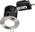 Knightsbridge MLA VFCFBC 230V IP20 Fixed GU10 Fire-Rated Downlight- Brushed Chrome
