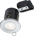 Knightsbridge MLA VFCFC 230V IP20 Fixed GU10 Fire-Rated Downlight - Chrome