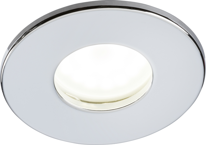 Knightsbridge MLA VFCFIPC 230V IP65 Fixed GU10 Fire-Rated Downlight - Chrome
