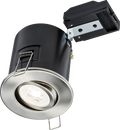 Knightsbridge MLA VFCFTBC 230V IP20 Tilt GU10 Fire-Rated Downlight - Brushed Chrome
