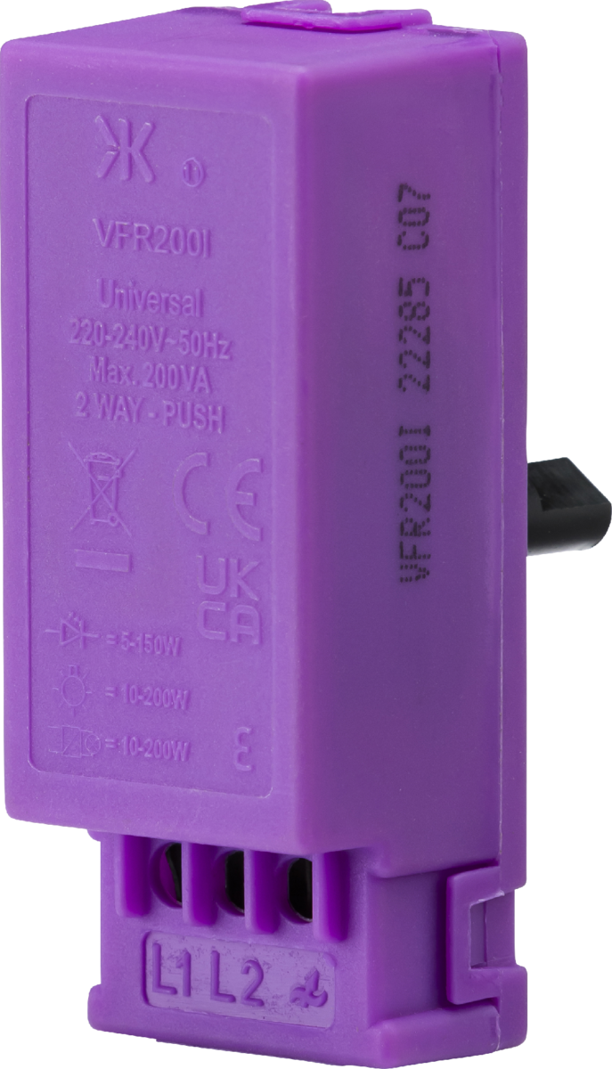 Knightsbridge MLA VFR200I 10-200W  (5-150W LED) 2-way intelligent dimmer module