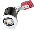 Knightsbridge MLA VFRSGICC 230V IP20 50W GU10 IC Fire-Rated Tilt Downlight Chrome