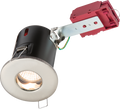 Knightsbridge MLA VFRSHGICCBR 230V IP65 GU10 IC Fire-Rated Shower Downlight Brushed Chrome