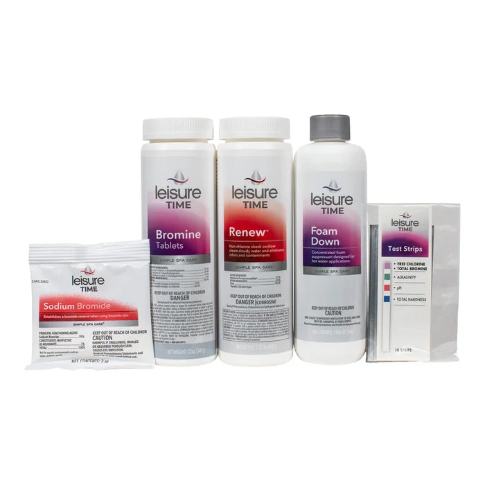 Leisure Time Bromine Quick Start Spa Kit contents